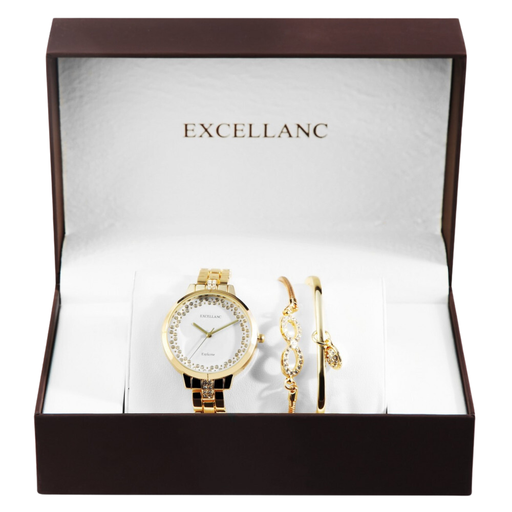 Elegant Women's Wrist Watch Leather Band Rose Gold Dial Ladies Gift Box  Option | eBay